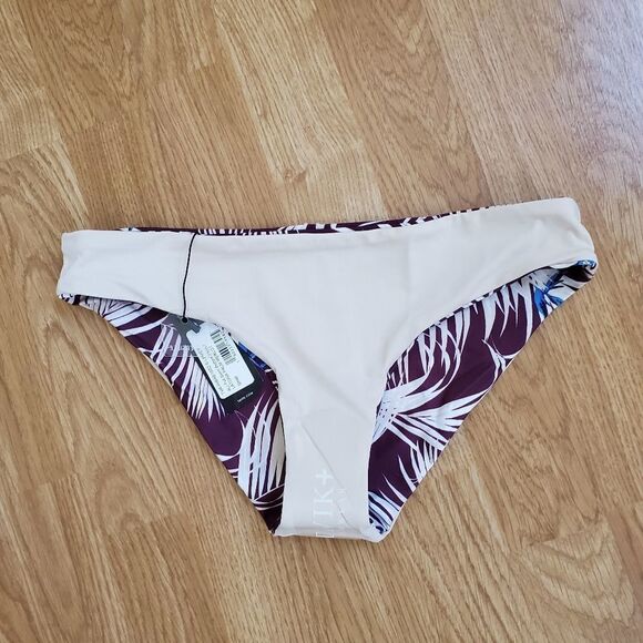 NEW! Tavik Ali *Reversible* Full Coverage Swim Bottom size Small in Merlot - Picture 8 of 14